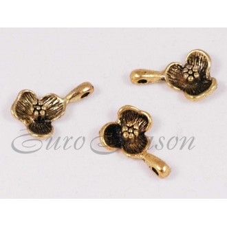 Подвеска мет.№406 12х18мм цв.Ant.Gold (цена за 1шт)